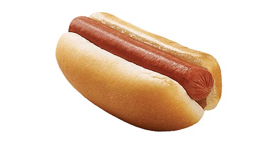 Plain Hot Dog