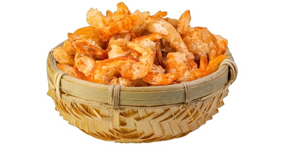 Shrimp in a basket (21 pcs)