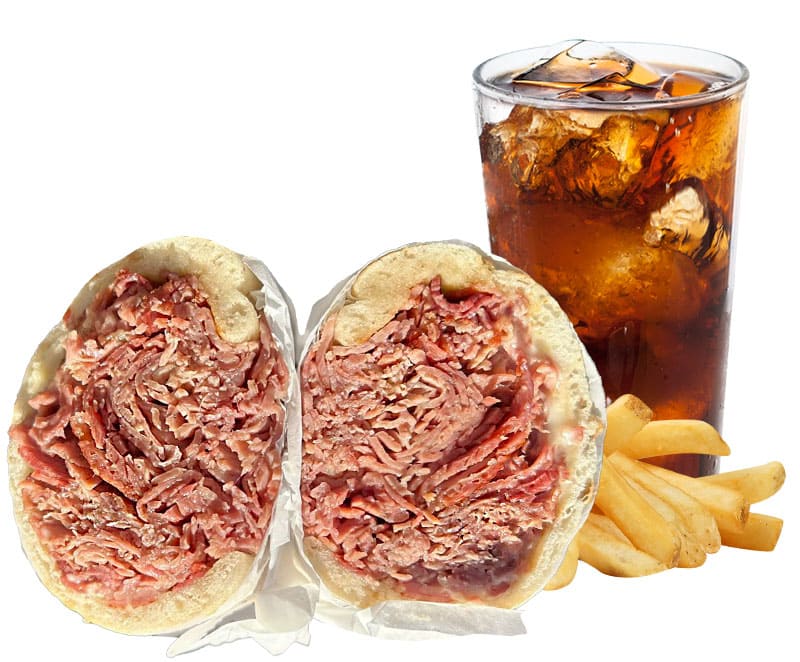Corned Beef Pita Combo