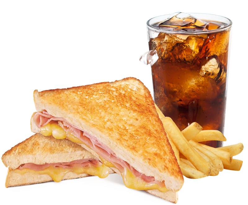 Grilled Ham and Cheese Combo
