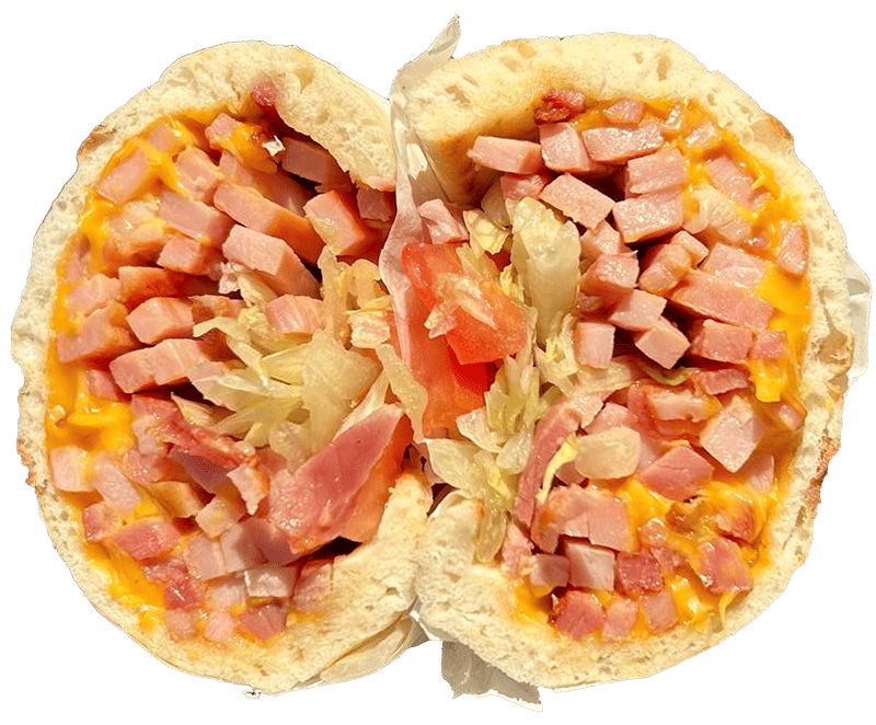 Ham and Cheese Pita