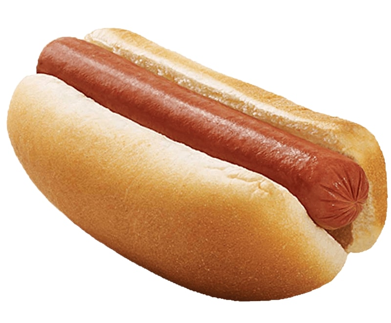 Plain Hot Dog